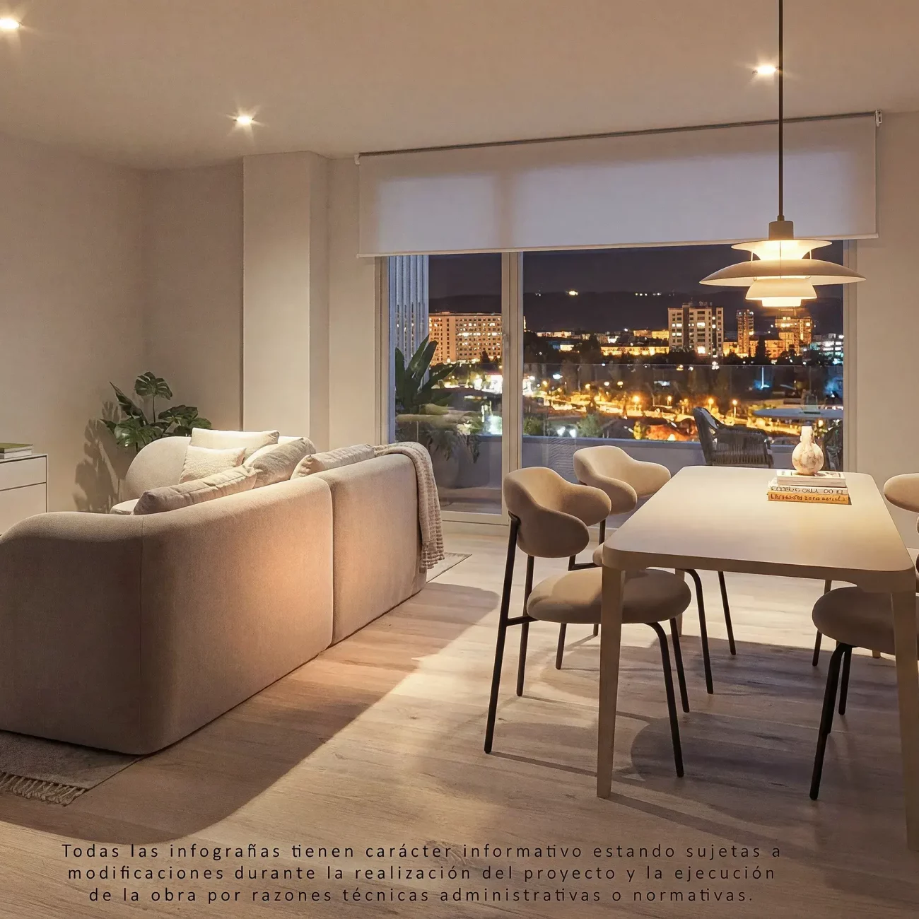 1 HAB SALON COCINA CAM 01 NOCTURNA